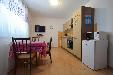 Air-Conditioned Apartment in Krk with Sea-View Balcony