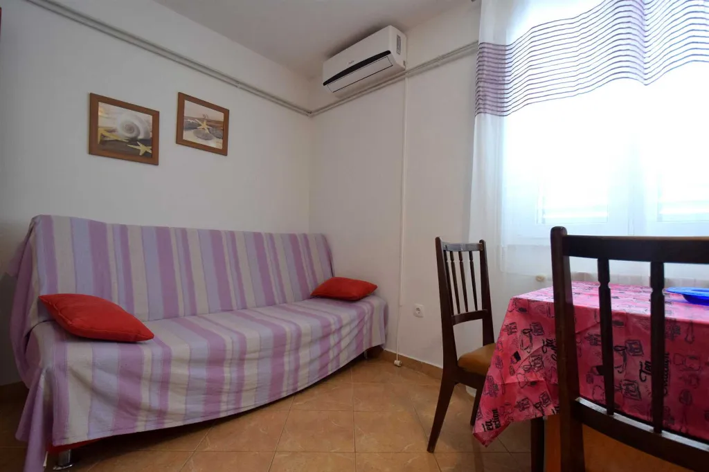 Air-Conditioned Apartment in Krk with Sea-View Balcony