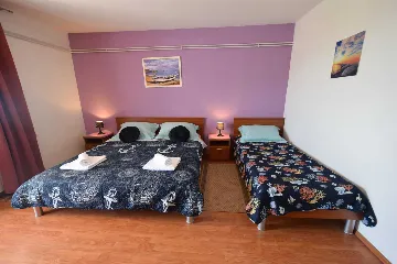 Air-Conditioned Apartment in Krk with Sea-View Balcony