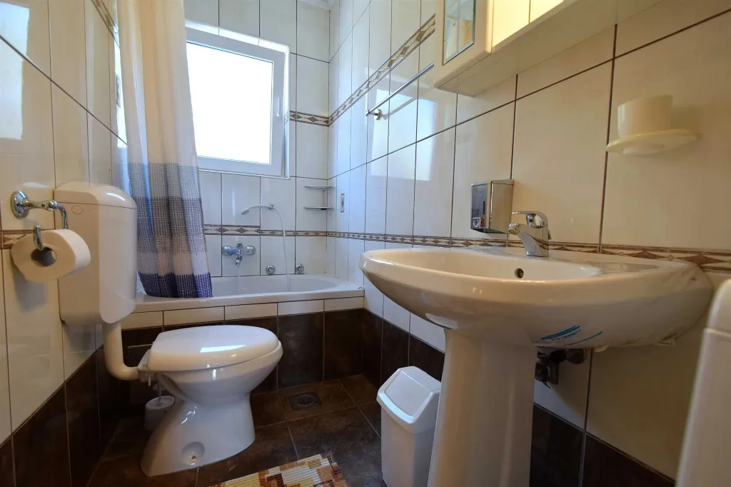 Air-Conditioned Apartment in Krk with Sea-View Balcony