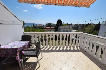 Air-Conditioned Apartment in Krk with Sea-View Balcony