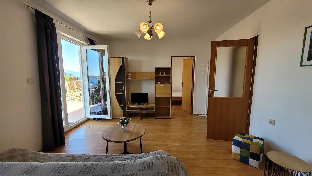 Two-Bedroom Apartment in Omisalj for 4 Guests