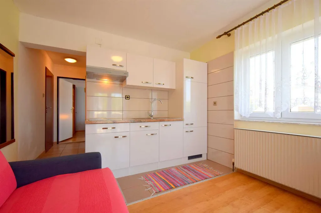 Sea-View Apartment with Balcony in Vantačići