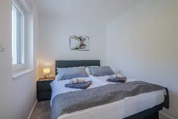 Apartment in Njivice with Private Garden & Hot Tub