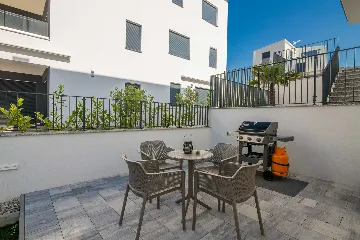 Apartment in Njivice with Private Garden & Hot Tub