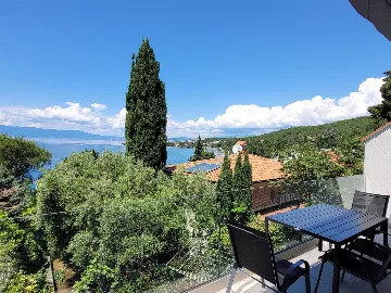 Renovated 2-Bedroom Apartment with Balcony in Omišalj