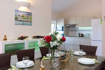 Two-Bedroom Apartment with Sea View in Čižići