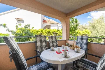 Garden Terrace 2-Bedroom Apartment in Malinska