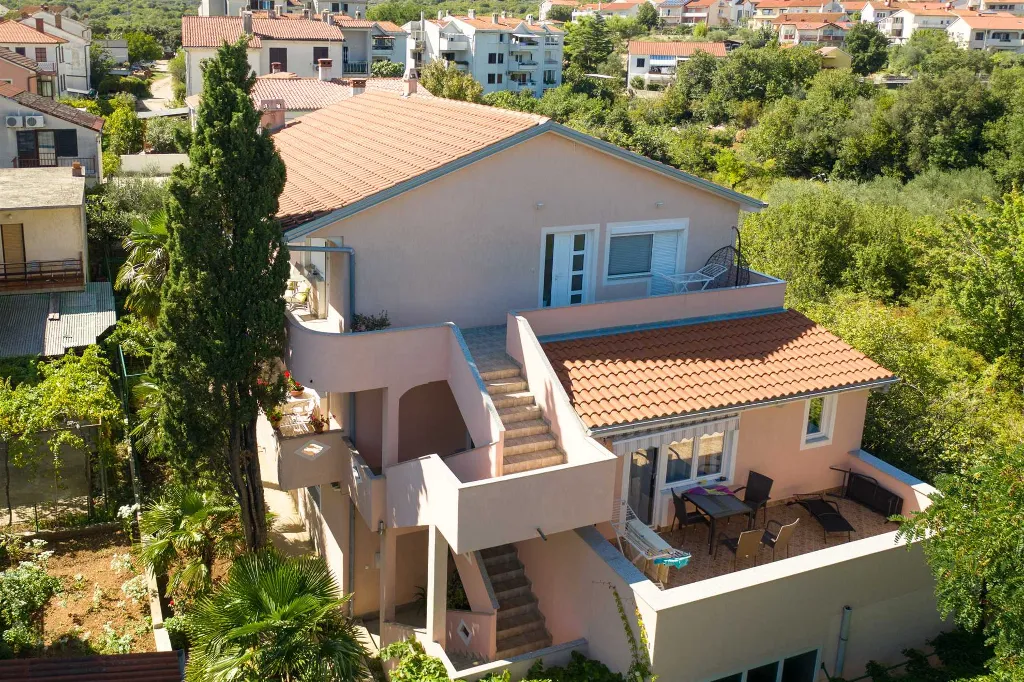 Apartment in Krk with Balcony and Parking