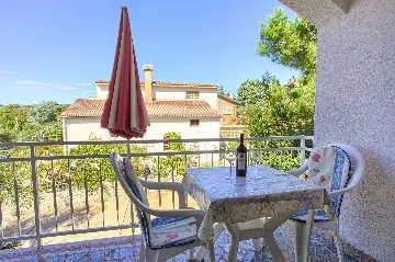 Studio Apartment with Balcony in Krk