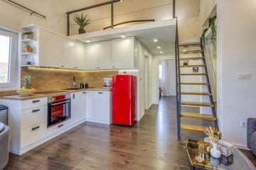 Balcony 1-Bedroom Apartment in Malinska for 4