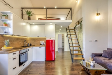 Balcony 1-Bedroom Apartment in Malinska for 4