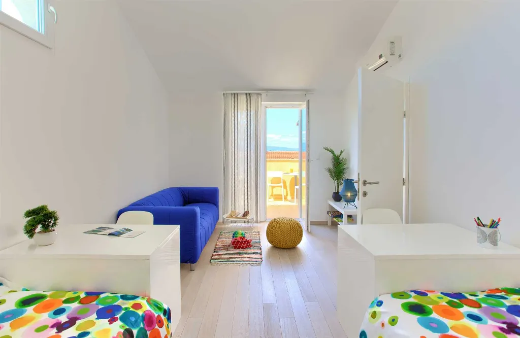 Two-Bedroom Apartment in Malinska for 4 Guests
