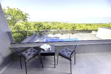 Panoramic Sea View Villa in Šmrika (Sleeps 8)