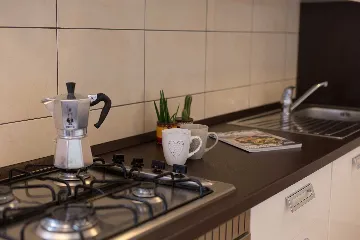 Vantačići Apartment for 2 Guests with Covered Terrace