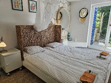 Njivice Apartment with Sea View Terrace