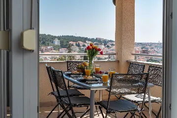 Trogir Apartment with Terrace and Balcony