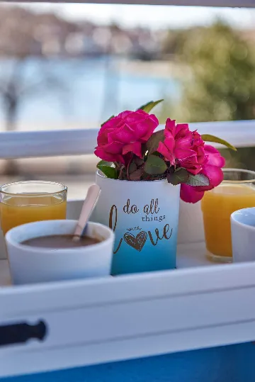 One-Bedroom Apartment with Balcony View in Trogir