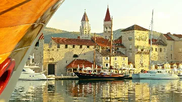 One-Bedroom Apartment with Balcony View in Trogir