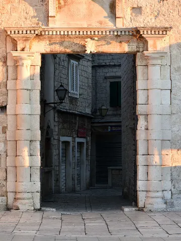 One-Bedroom Apartment with Balcony View in Trogir