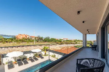 Villa with Sea View and Pool in Bibinje