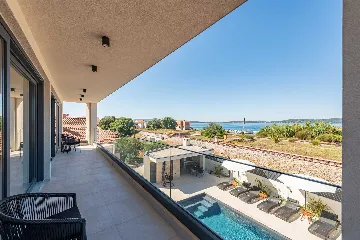 Villa with Sea View and Pool in Bibinje