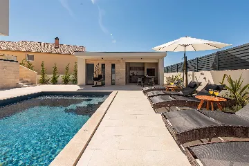 Villa with Sea View and Pool in Bibinje