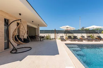 Villa with Sea View and Pool in Bibinje