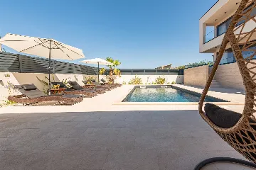 Villa with Sea View and Pool in Bibinje