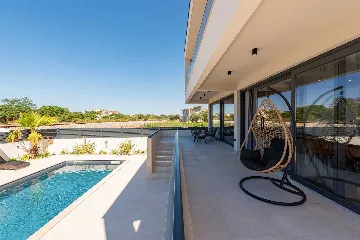 Villa with Sea View and Pool in Bibinje