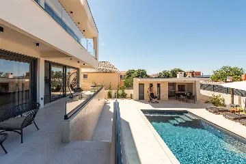 Villa with Sea View and Pool in Bibinje