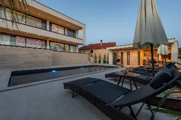 Villa with Sea View and Pool in Bibinje