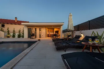 Villa with Sea View and Pool in Bibinje