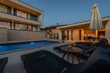 Villa with Sea View and Pool in Bibinje