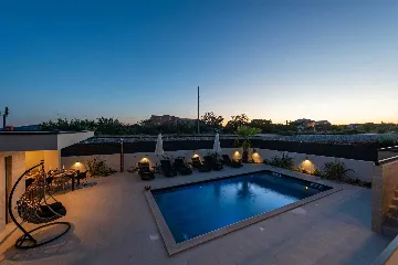 Villa with Sea View and Pool in Bibinje