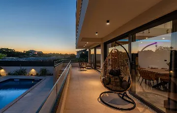 Villa with Sea View and Pool in Bibinje