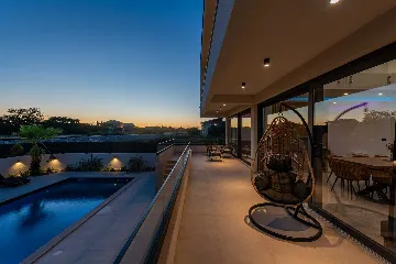 Villa with Sea View and Pool in Bibinje