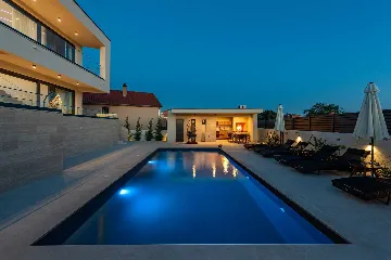 Villa with Sea View and Pool in Bibinje