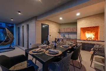 Villa with Sea View and Pool in Bibinje