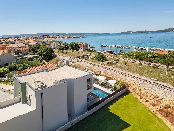 Villa with Sea View and Pool in Bibinje