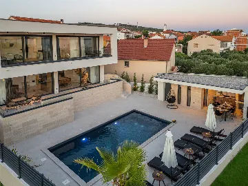 Villa with Sea View and Pool in Bibinje