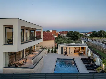 Villa with Sea View and Pool in Bibinje