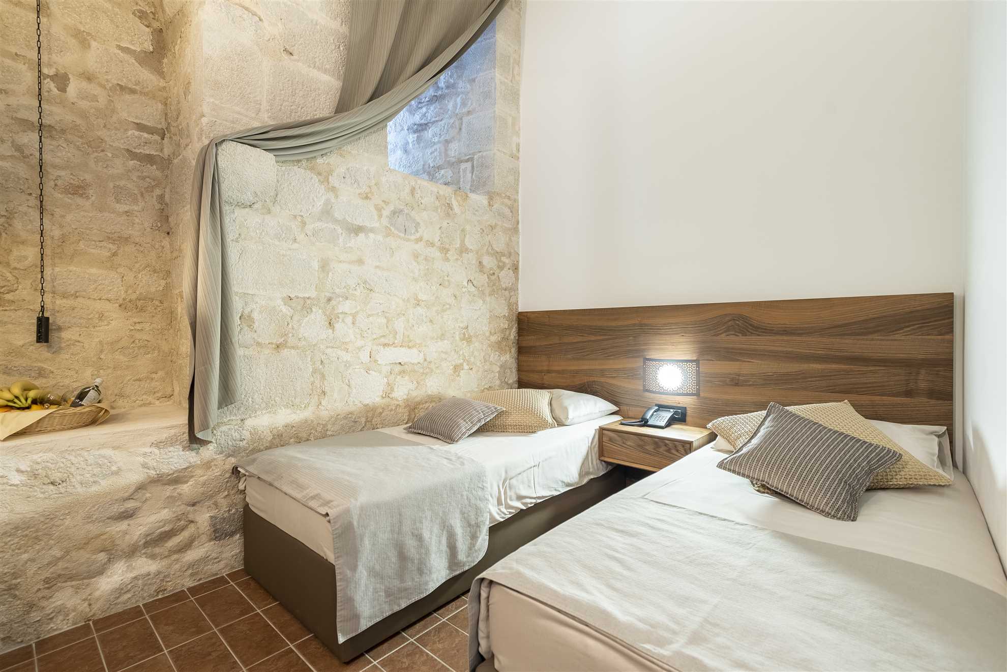 Two single beds bedroom