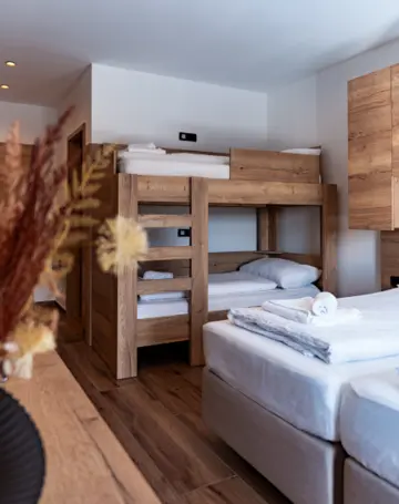 Family Double Room with Bunk Beds in Mislinja