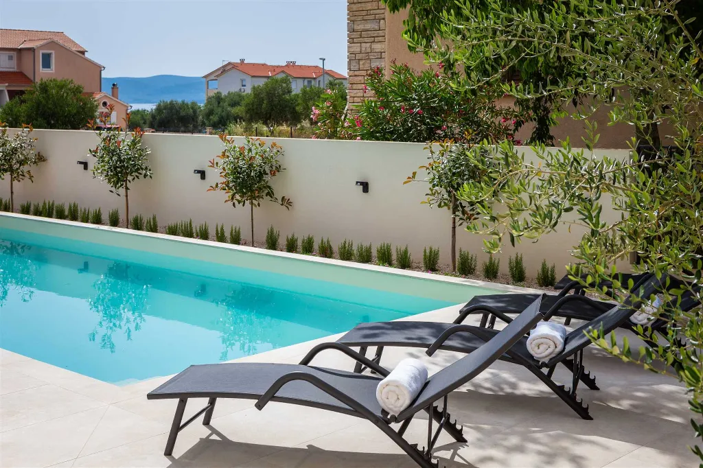 Biograd na moru Villa with Private Pool for 10 Guests