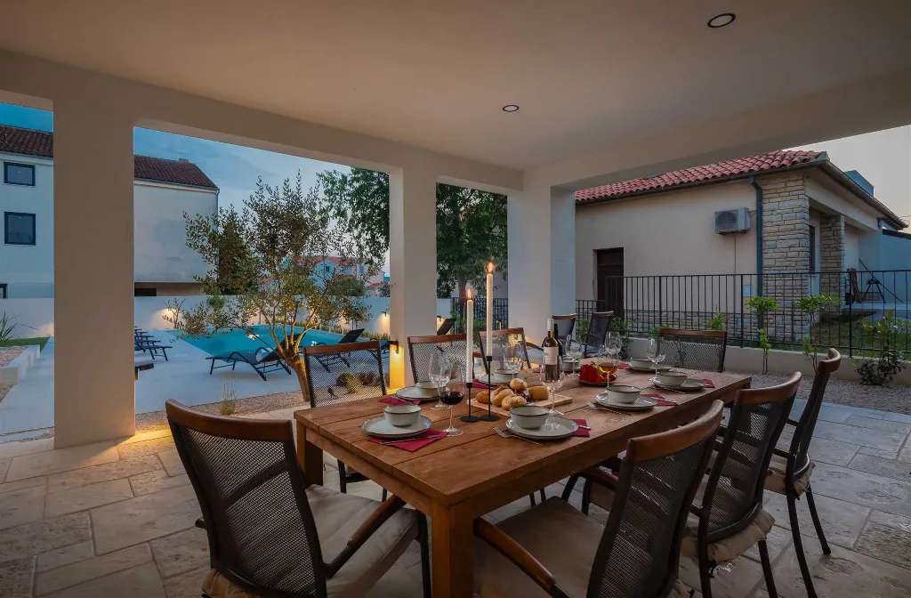 Biograd na moru Villa with Private Pool for 10 Guests