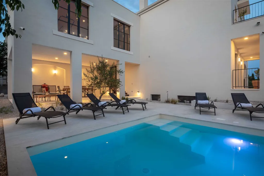 Biograd na moru Villa with Private Pool for 10 Guests
