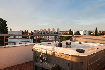 Zadar Penthouse with Rooftop Hot Tub Terrace