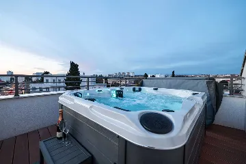 Zadar Penthouse with Rooftop Hot Tub Terrace