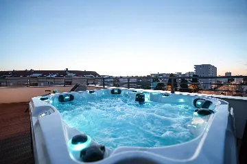 Zadar Penthouse with Rooftop Hot Tub Terrace